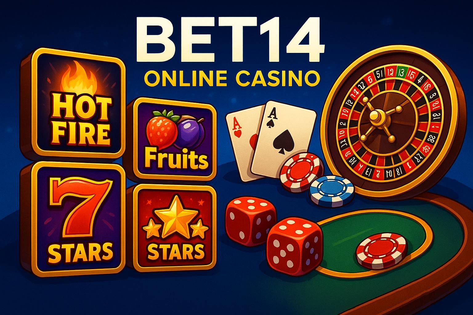 Jogos de cassino online inovadores e emocionantes na BET14