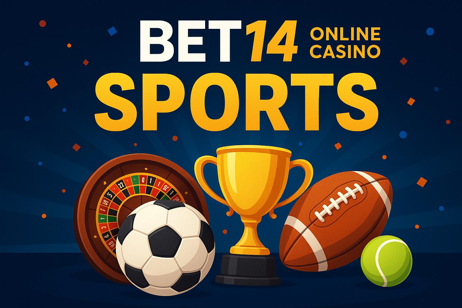 Aposte em apostas esportivas no cassino online BET14