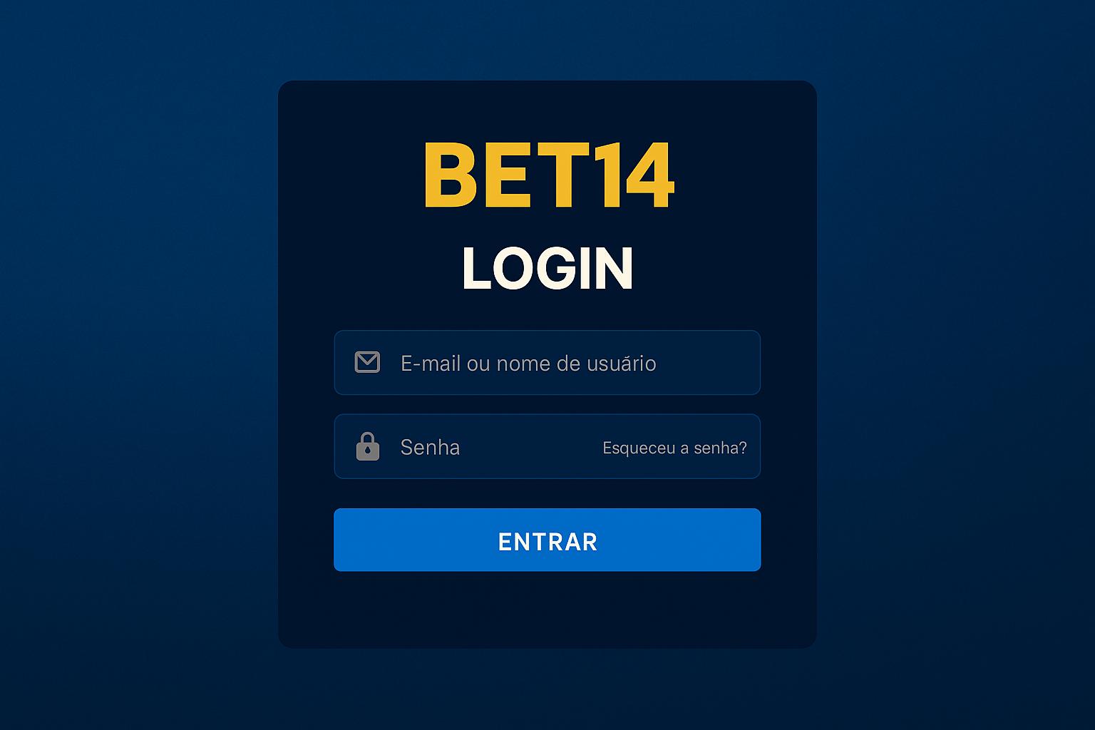 Login no Cassino BET14